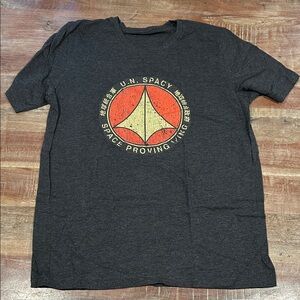 U.N. Spacy Space Proving Wing Graphic Cotton Tee from TeePublic